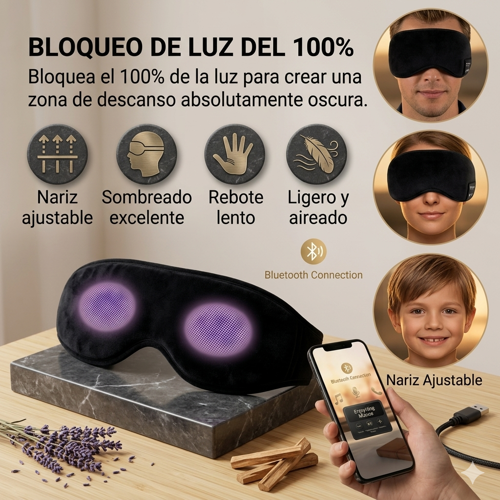 Antifaz Inteligente SleepMask Pro™ ✨