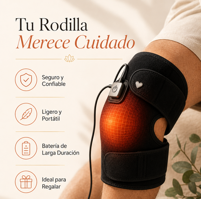 Rodillera Térmica USB-C | Alivio del Dolor de Rodilla | Calor Terapéutico