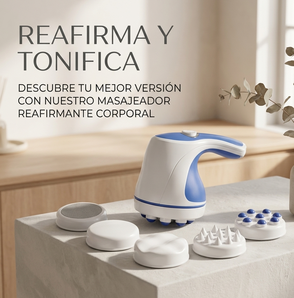 ✨Masajeador Reafirmante Corporal – Mejora la apariencia de tu piel y relájate en casa