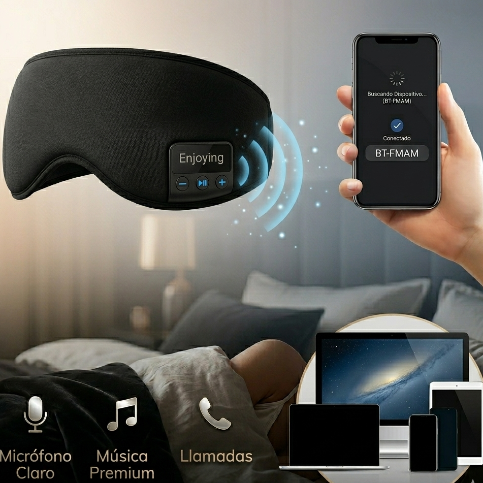 Antifaz Inteligente SleepMask Pro™ ✨